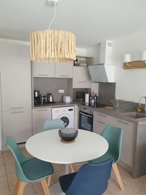 Mignon Appartement En Residence Avec Piscine Бискарос Екстериор снимка