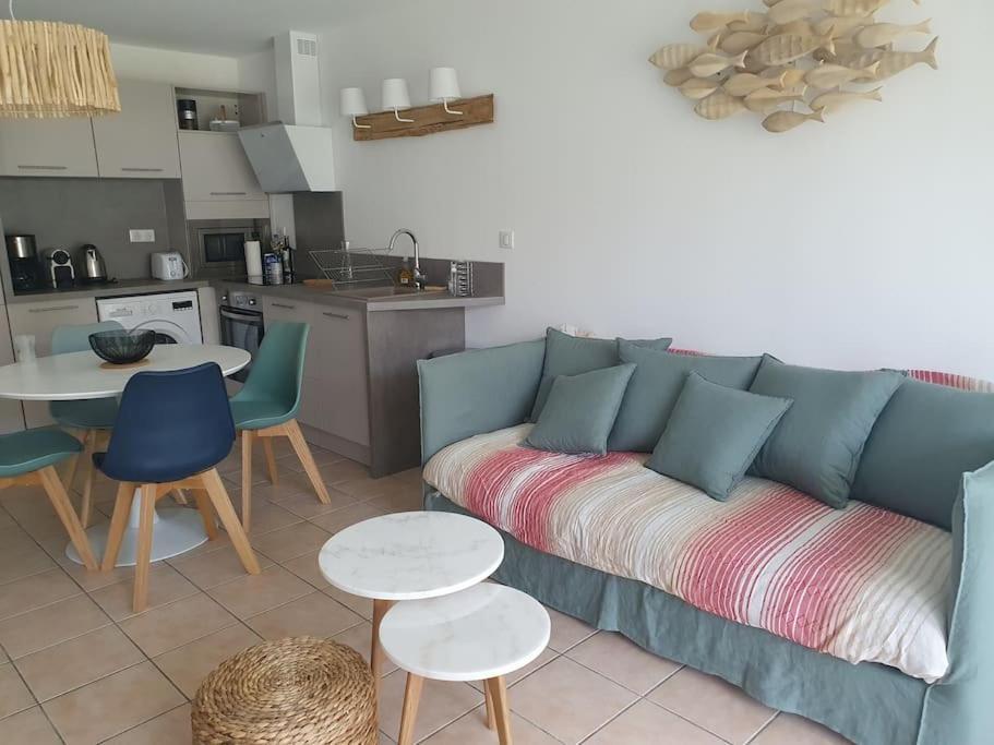 Mignon Appartement En Residence Avec Piscine Бискарос Екстериор снимка